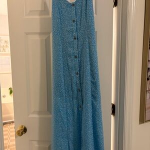 Sienna Sky Light Blue Floral Dress